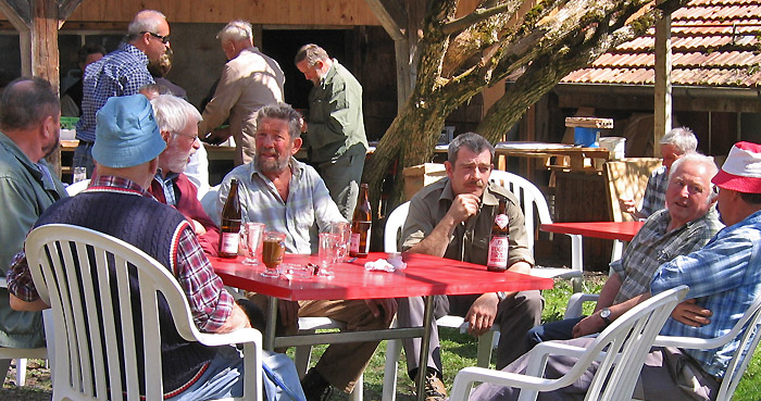 Beatenberg Dorf / Viehschau Wydi-Parkplatz / Foto: Heinz Rieder