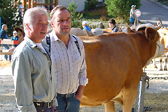 Beatenberg Dorf / Viehschau Wydi-Parkplatz / Foto: Heinz Rieder