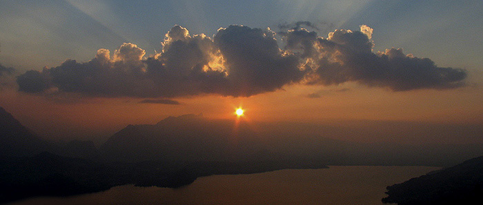 Sonnenuntergang / Foto: Fritz Bieri