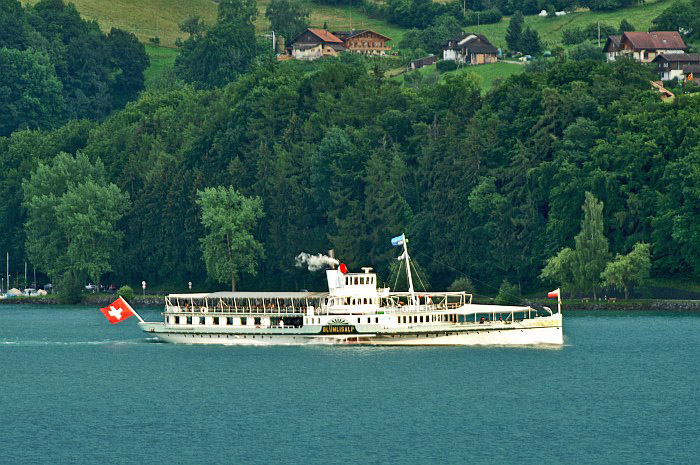 Raddampfer Blümlisalp / Foto: Fritz Bieri