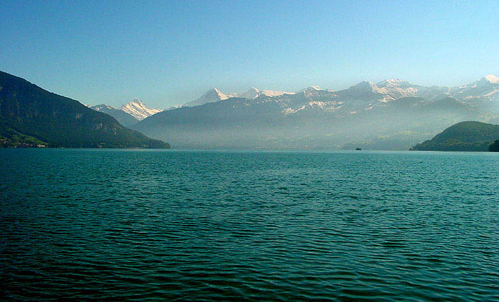 View to Eiger, Mönch and Jungfrau / Photo: Heinz Rieder