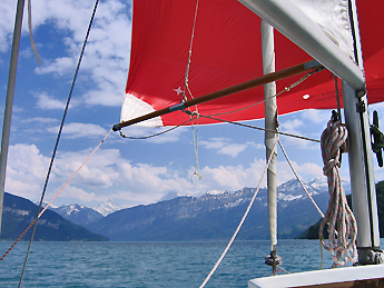 Spinaker gesetzt / Foto: Heinz Rieder