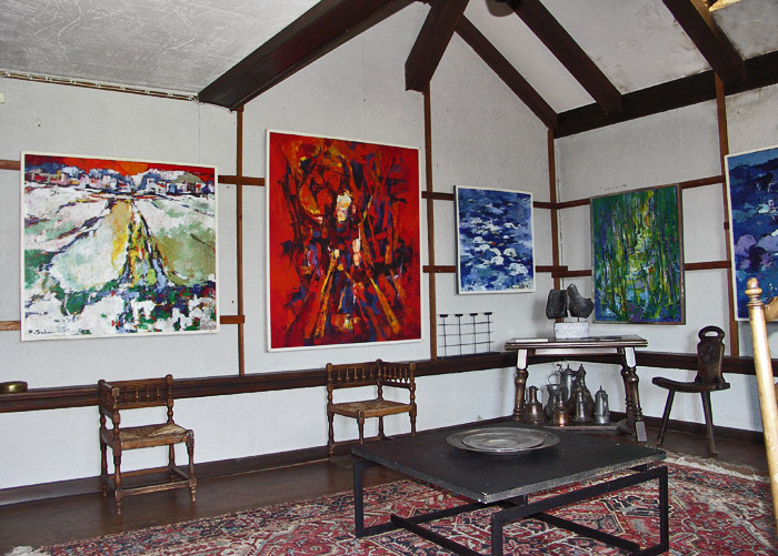 Kunstwerke von P. Schmidt und F.M. David / Foto: Heinz Rieder